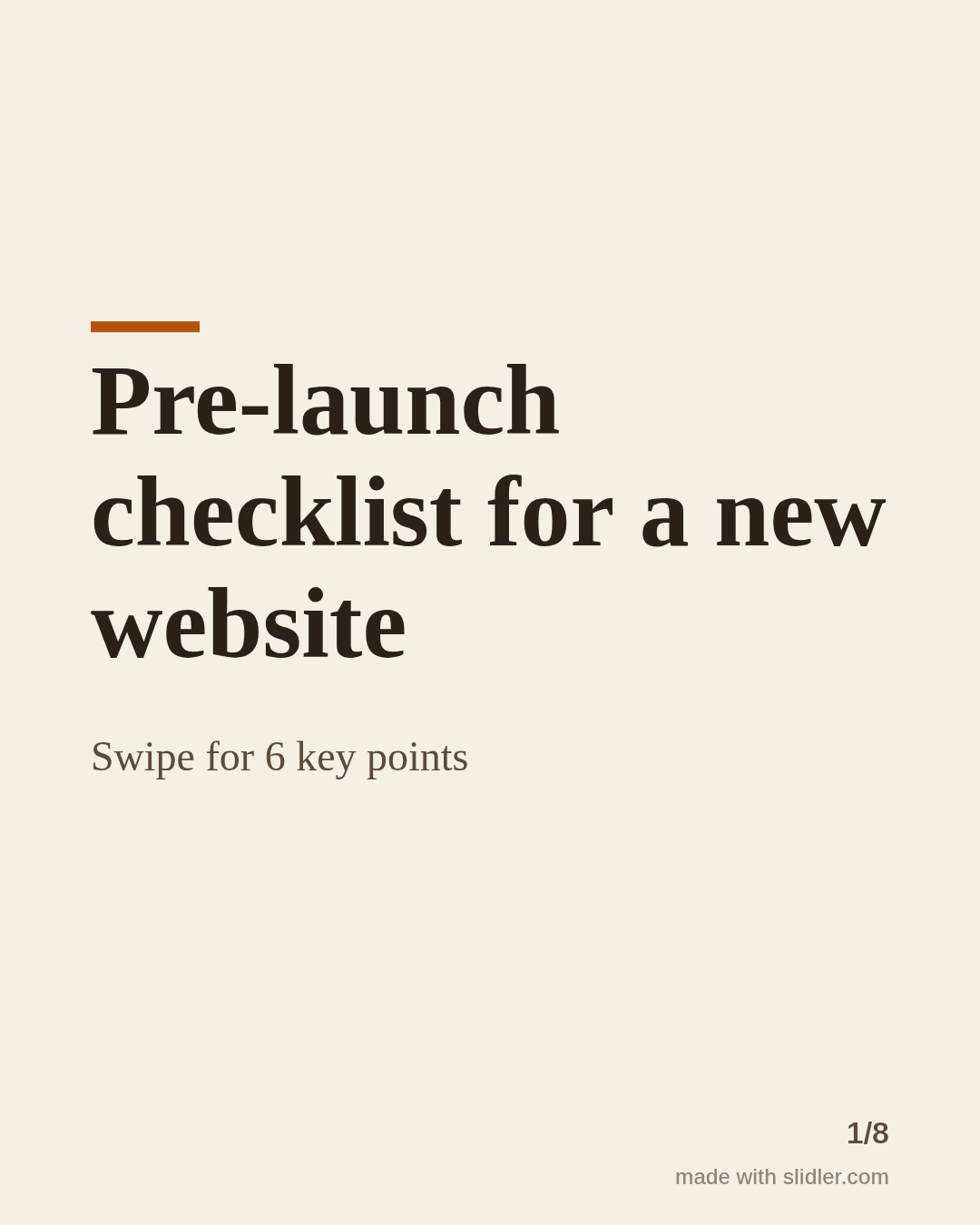 Checklist LinkedIn carousel template