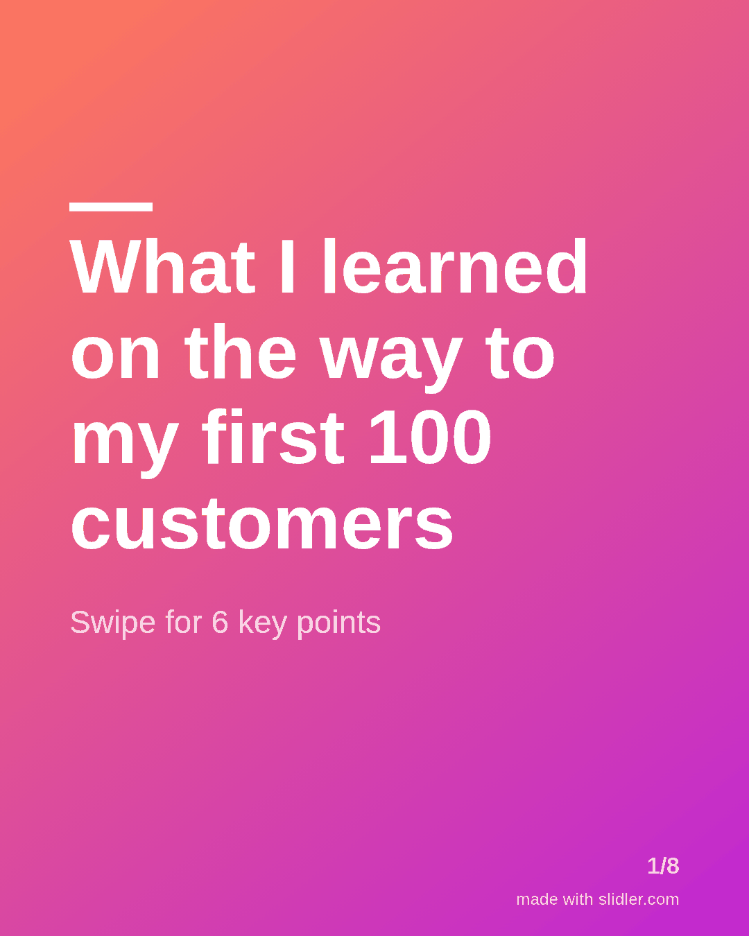 Milestone LinkedIn carousel template